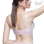 Wacoal Curve Diva บราเก็บกระชับ สาวคัพใหญ่ รุ่น WB7397/WQ1332 สีชมพูกุหลาบป่า (WR)