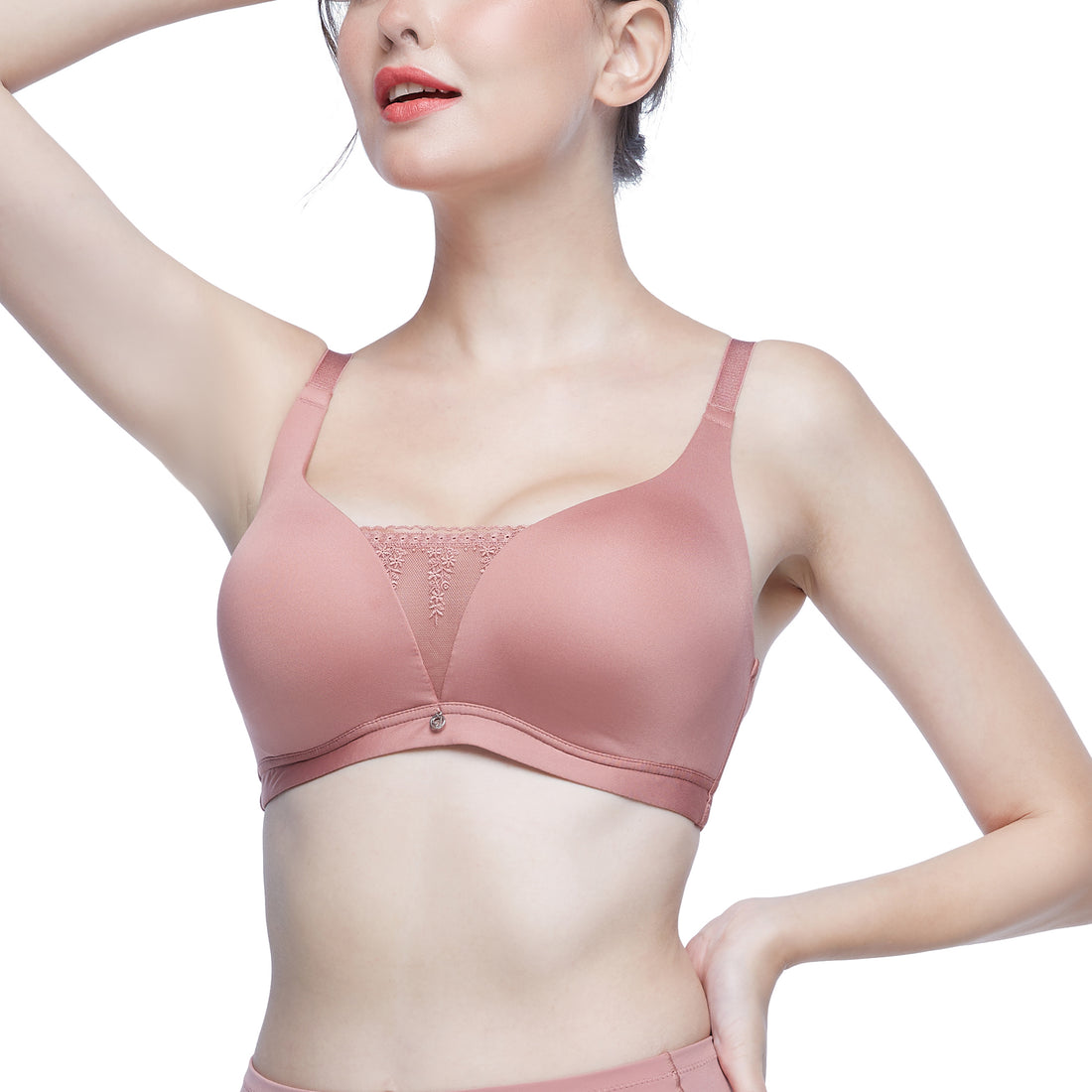 Wacoal Curve Diva Firming Bra for Large Cup Girls Model WB7540 Brownish Orange (PO)