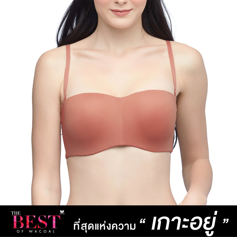Wacoal Curve Diva คัพดีเวอร์ บราเกาะอก เก็บกระชับ สาวคัพใหญ่รุ่น WB7939 สีส้ม (BN)