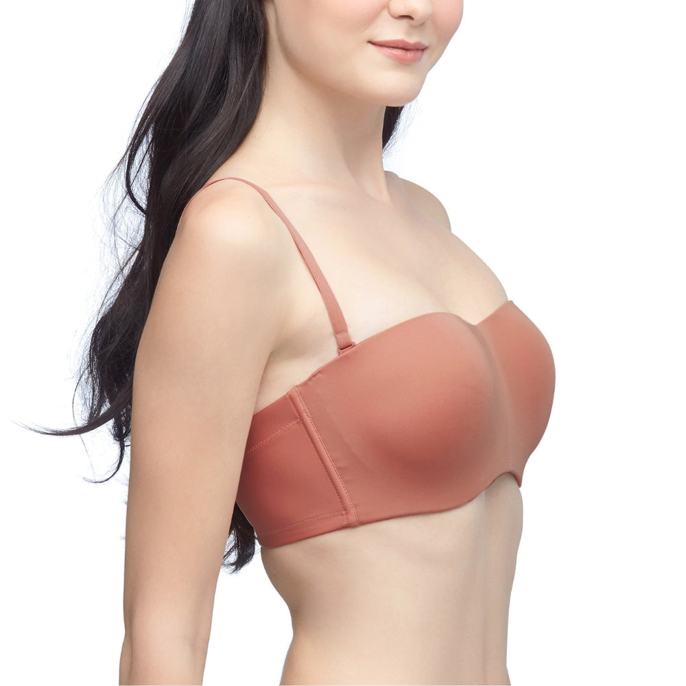Wacoal Curve Diva คัพดีเวอร์ บราเกาะอก เก็บกระชับ สาวคัพใหญ่รุ่น WB7939 สีส้ม (BN)