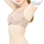 Wacoal Curve Diva บรามีโครงเก็บกระชับอกสวย สาวคัพใหญ่ รุ่น WB7989 สีโอวัลติน (OT)