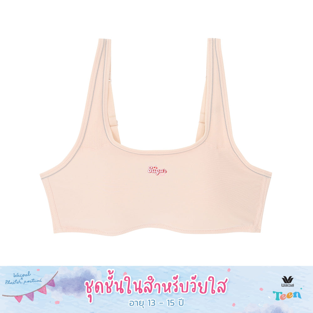 Wacoal Teen ชุดชั้นในสำหรับวัยใส บราไร้โครง รุ่น WBT123 สีเนื้อ (NN)