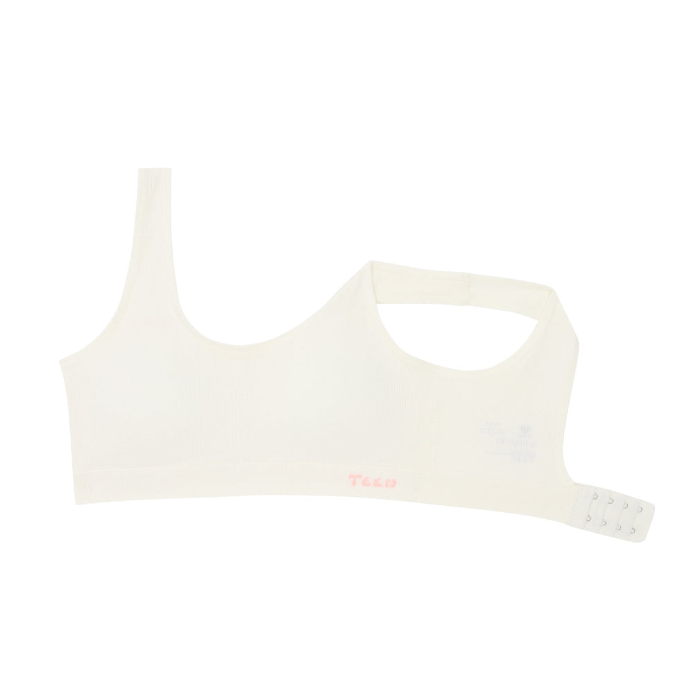 Wacoal Teen ชุดชั้นในสำหรับวัยใส บราไร้โครง รุ่น WBT128 เข้าคู่ กางเกงในสำหรับวัยใส รุ่น MUT128 สีครีม (CR)