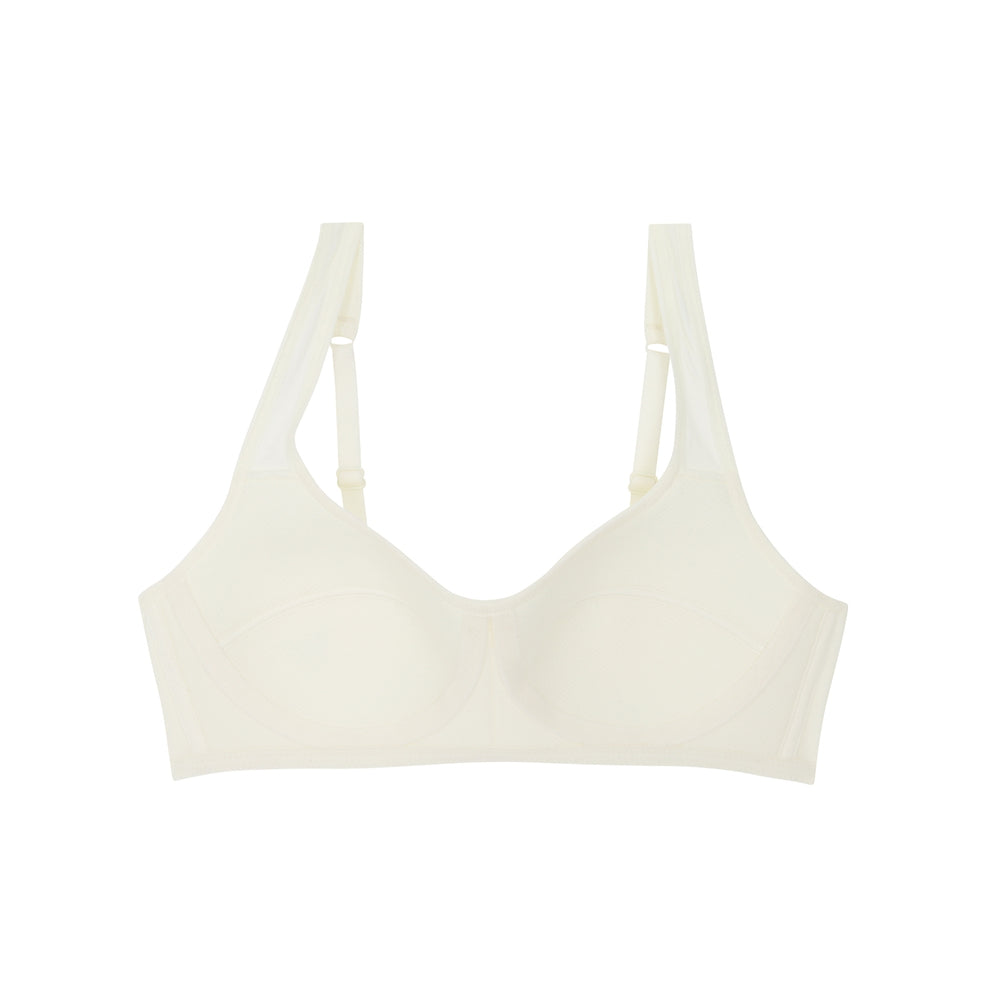 Wacoal Teen ชุดชั้นในสำหรับวัยใส บราไร้โครง รุ่น WBT140 สีครีม (CR)