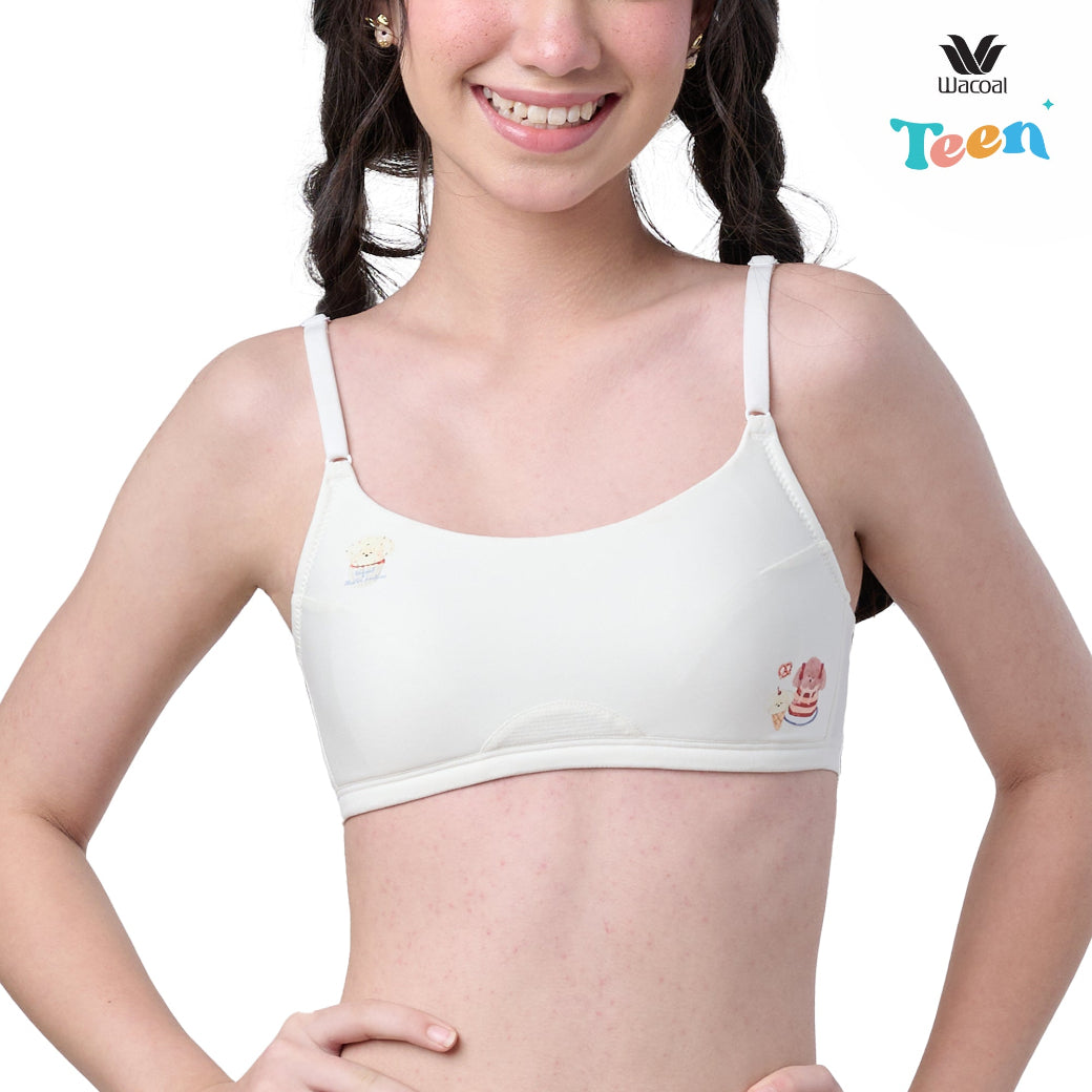 Wacoal Teen ชุดชั้นในสำหรับวัยใส บราไร้โครง รุ่น WBT315 สีครีม (CR)