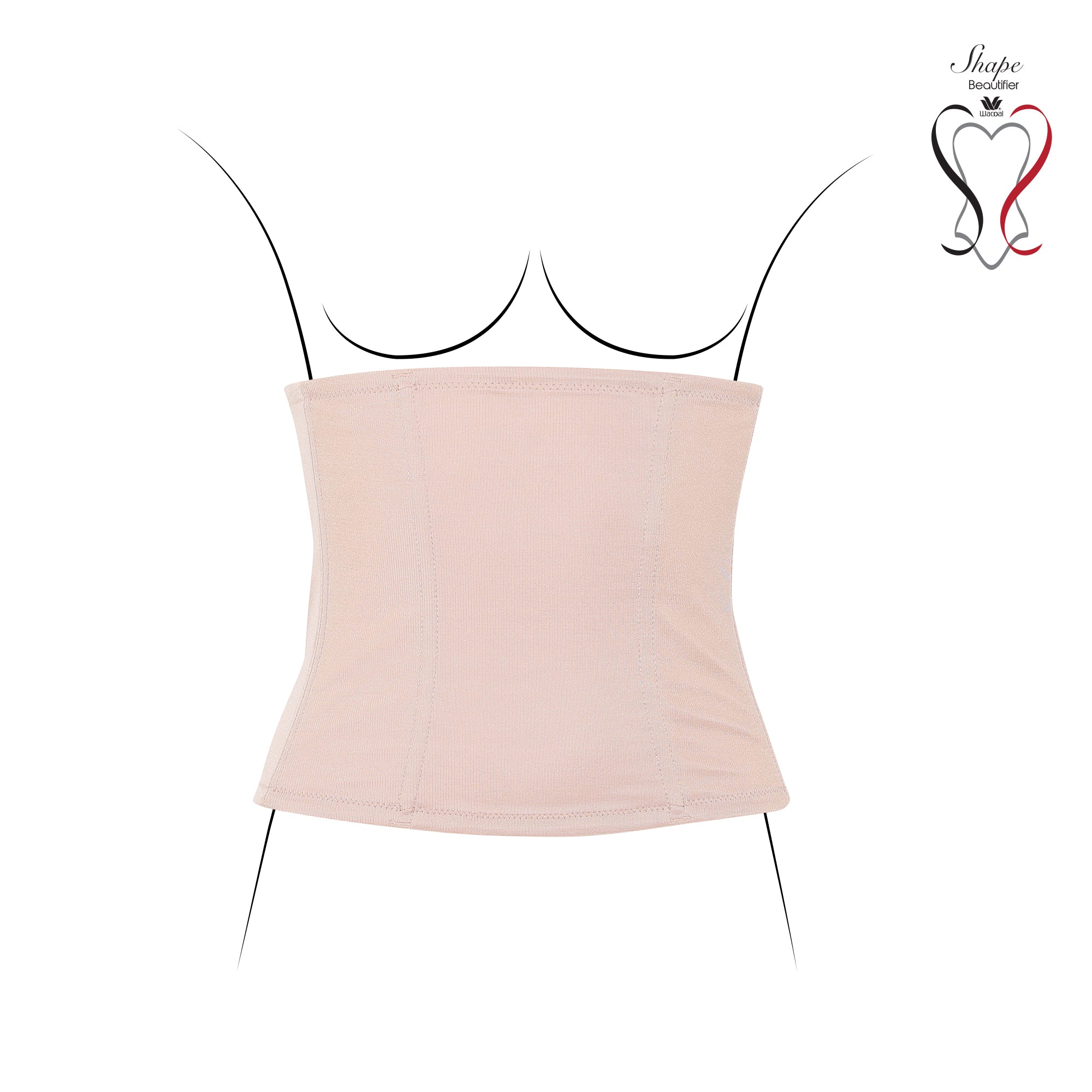 Wacoal Shapewear waist and stomach tightening stay model WG8130 beige BE