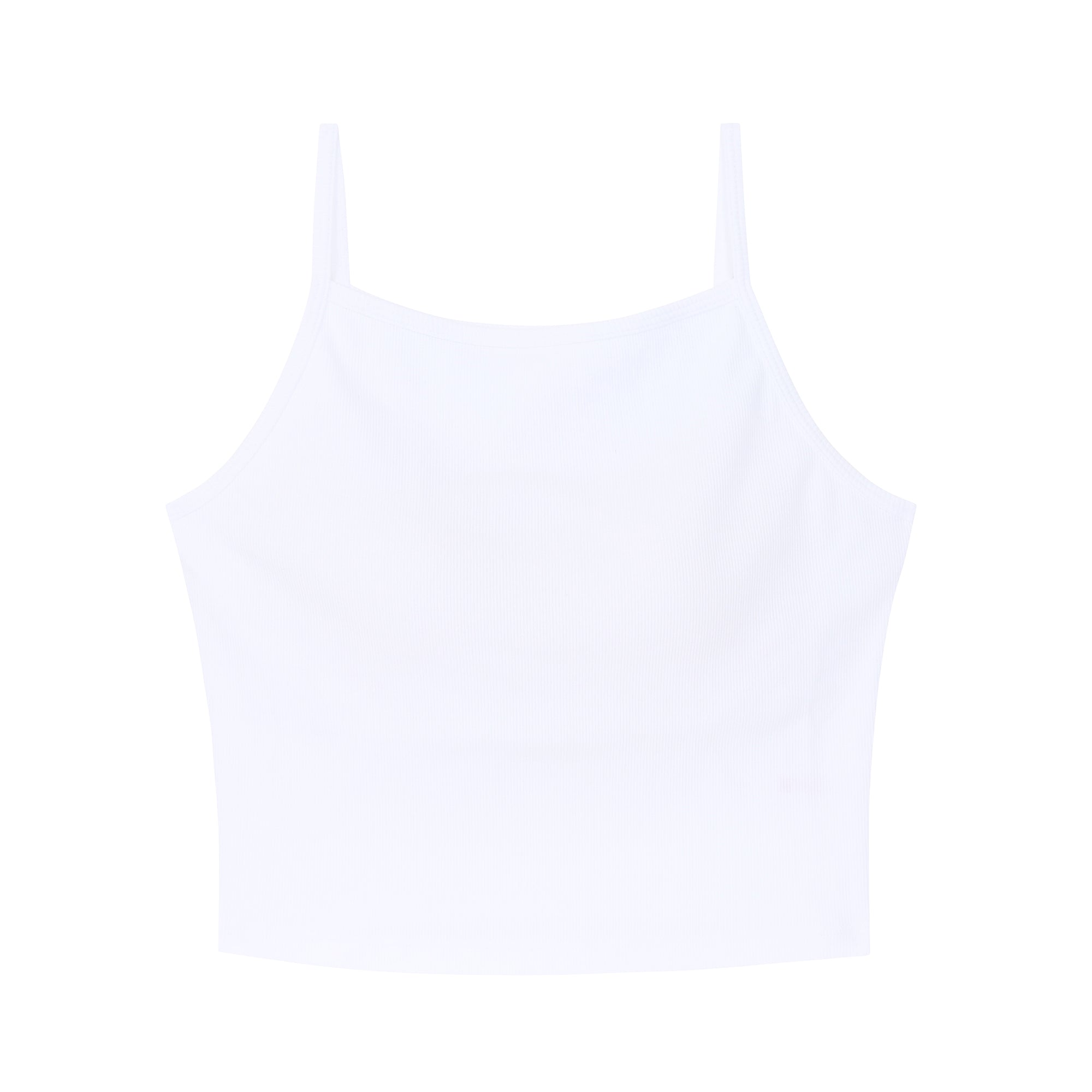 Wacoal Lingerie เสื้อสายเดี่ยวเสริมบรา ผ้าร่อง (Rib) รุ่น WH4A04 สีขาว (WH)