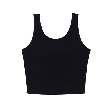 Wacoal Lingerie เสื้อกล้ามเสริมบรา ผ้าร่อง (Rib) รุ่น WH4A05 สีดำ (BL)
