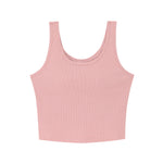 Wacoal Lingerie เสื้อกล้ามเสริมบรา ผ้าร่อง (Rib) รุ่น WH4A05 สีชมพู (CP)