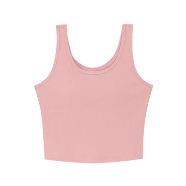 Wacoal Lingerie เสื้อกล้ามเสริมบรา ผ้าร่อง (Rib) รุ่น WH4A05 สีชมพู (CP)