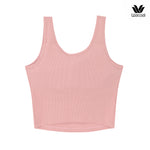 Wacoal Lingerie เสื้อกล้ามเสริมบรา ผ้าร่อง (Rib) รุ่น WH4A05 สีชมพู (CP)