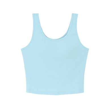 Wacoal Lingerie เสื้อกล้ามเสริมบรา ผ้าร่อง (Rib) รุ่น WH4A05 สีฟ้า (SX)