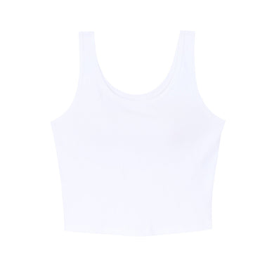 Wacoal Lingerie เสื้อกล้ามเสริมบรา ผ้าร่อง (Rib) รุ่น WH4A05 สีขาว (WH)