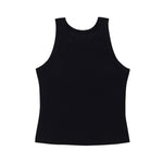 Wacoal Lingerie เสื้อแขนกุดเสริมบรา ผ้าร่อง (Rib) รุ่น WH4A06 สีดำ (BL)