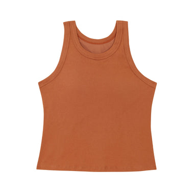 Wacoal Lingerie เสื้อแขนกุดเสริมบรา ผ้าร่อง (Rib) รุ่น WH4A06 สีน้ำตาล (BR)