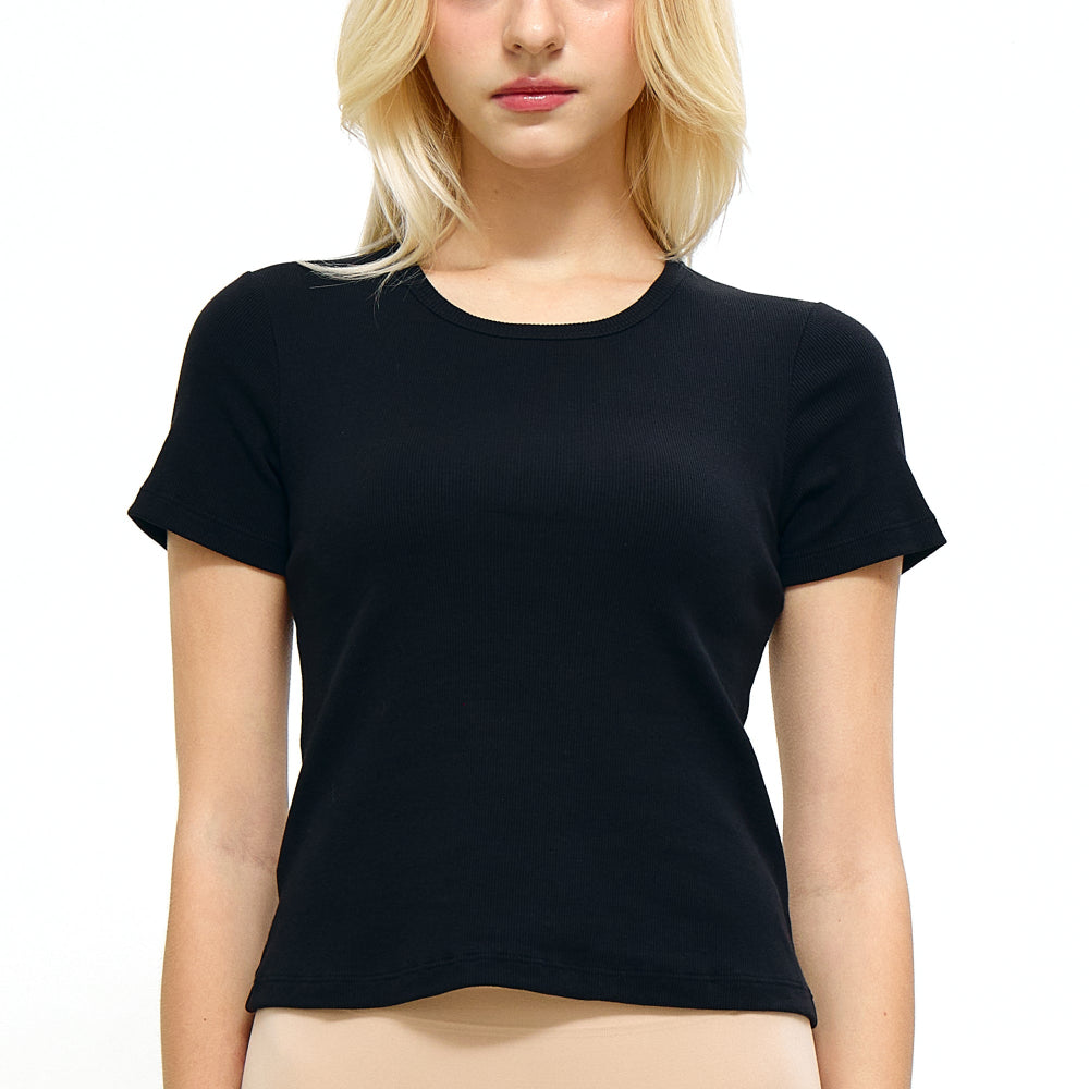 Wacoal เสื้อยืดเสริมบรา Bra Top รุ่น WH4A07 สีดำ (BL)