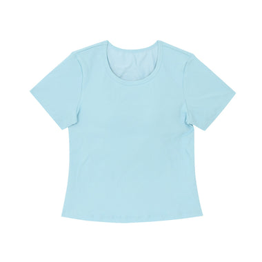 Wacoal Lingerie เสื้อแขนสั้นเสริมบรา รุ่น WH4A07 สีฟ้า (SX)