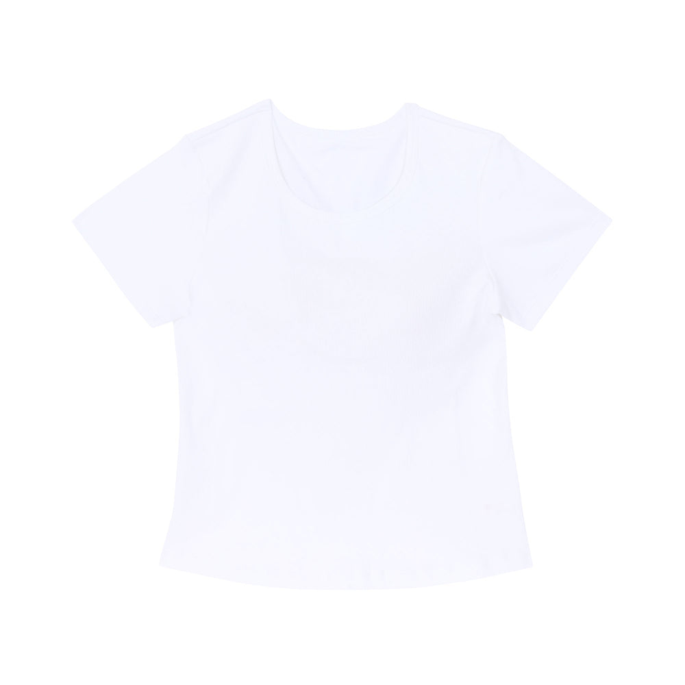 Wacoal Lingerie เสื้อแขนสั้นเสริมบรา รุ่น WH4A07 สีขาว (WH)