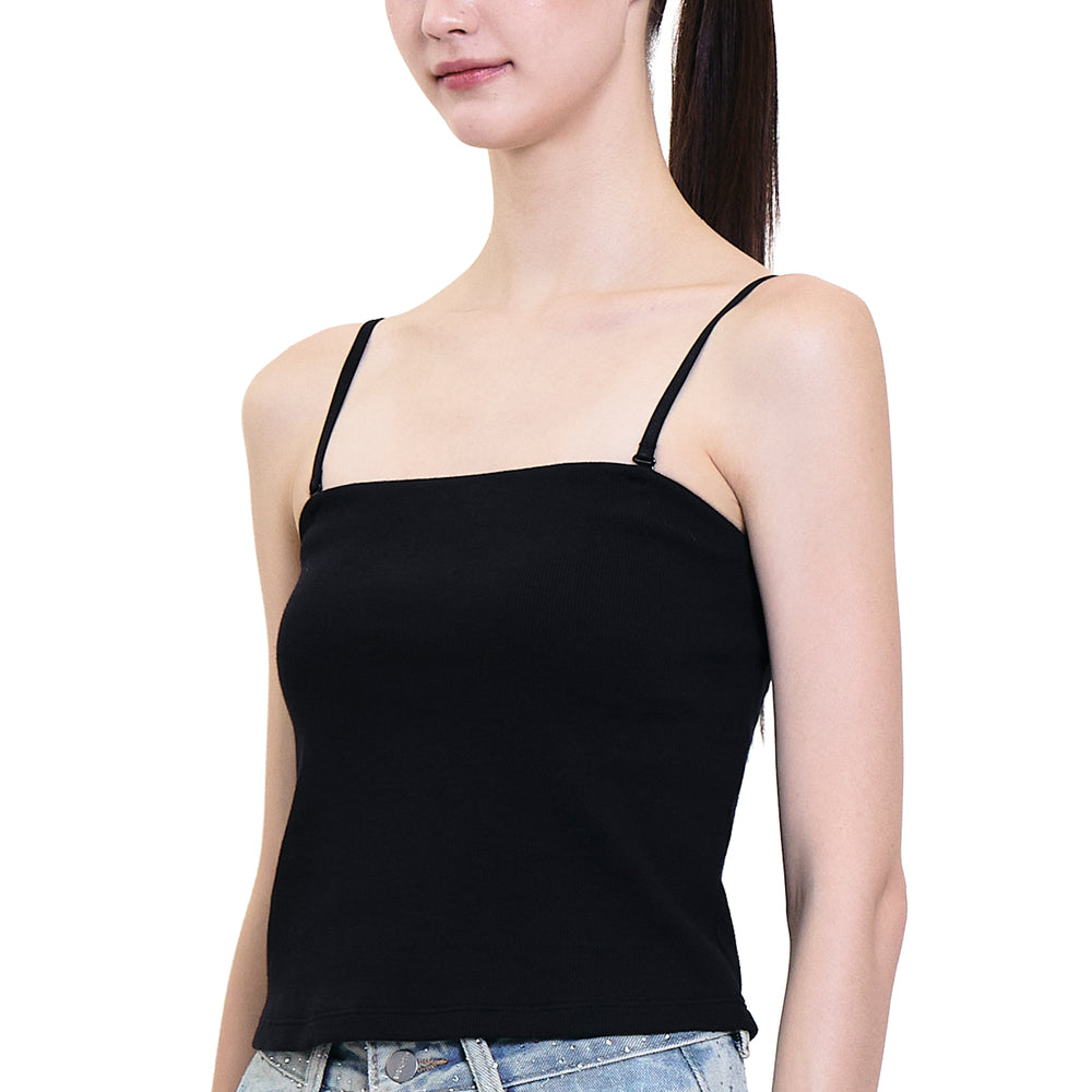 Wacoal Bratop สายเดี่ยวมีบรา แบบถอดสายได้ รุ่น WH4A12 สีดำ (BL)