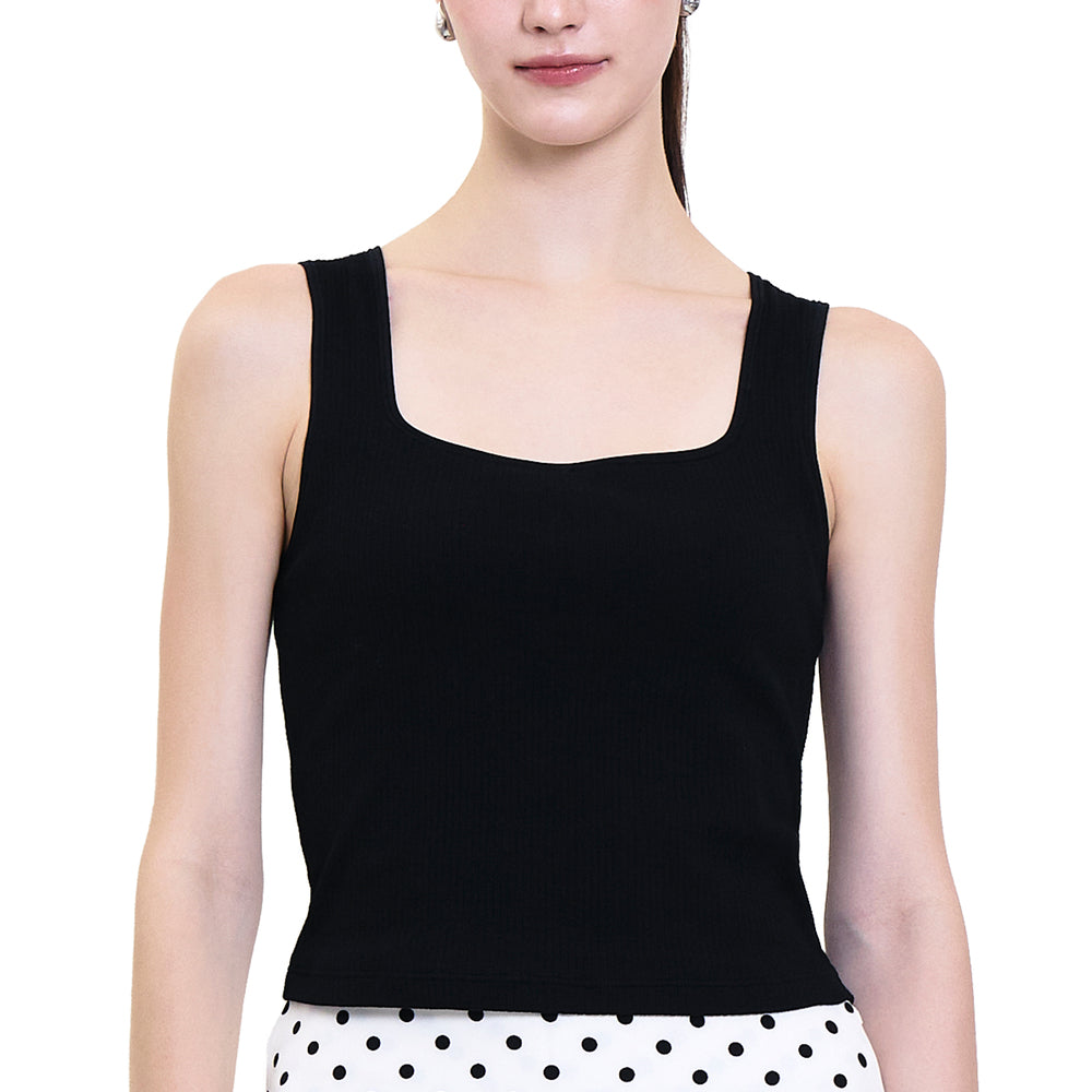 Wacoal Bratop เสื้อกล้ามมีบรา รุ่น WH4A13 สีดำ (BL)