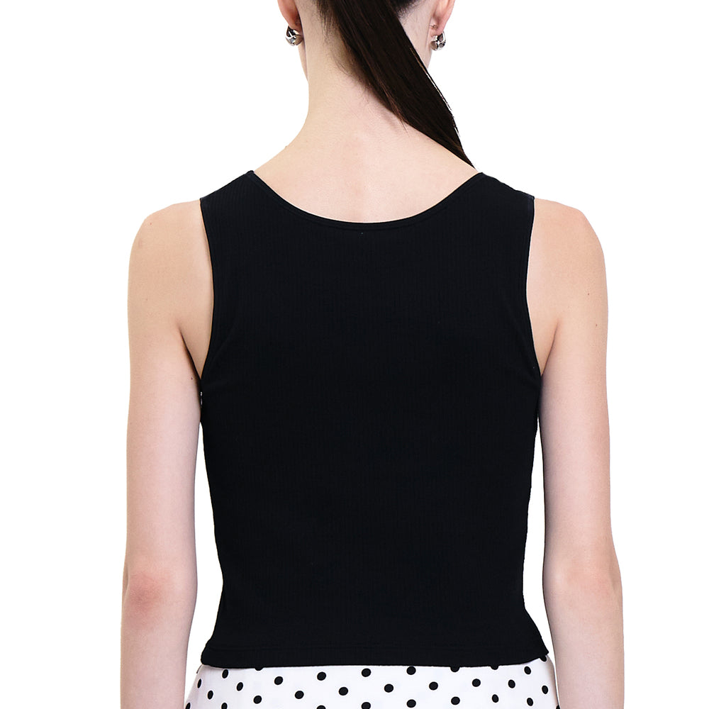 Wacoal Bratop เสื้อกล้ามมีบรา รุ่น WH4A13 สีดำ (BL)