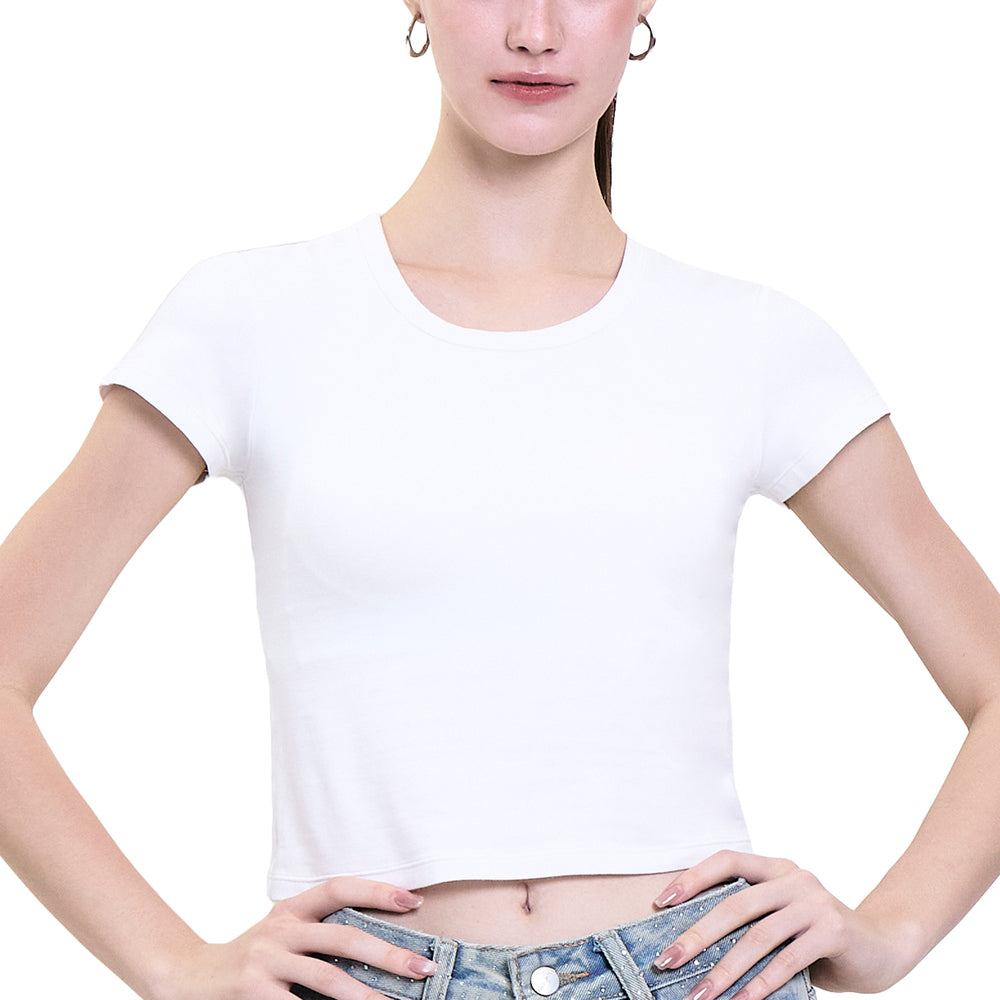 Wacoal Bratop เสื้อยืดแขนสั้นมีบรา รุ่น WH4A15 สีขาว (WH)