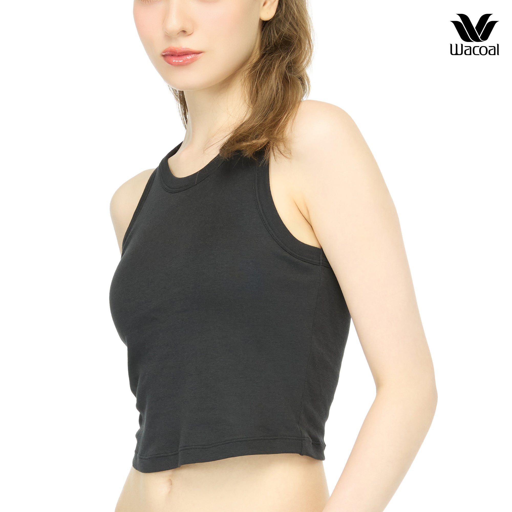 Wacoal Lingerie เสื้อกล้าม Camisole มีบราในตัว รุ่น WH4C11 สีดำ (ฺBL)