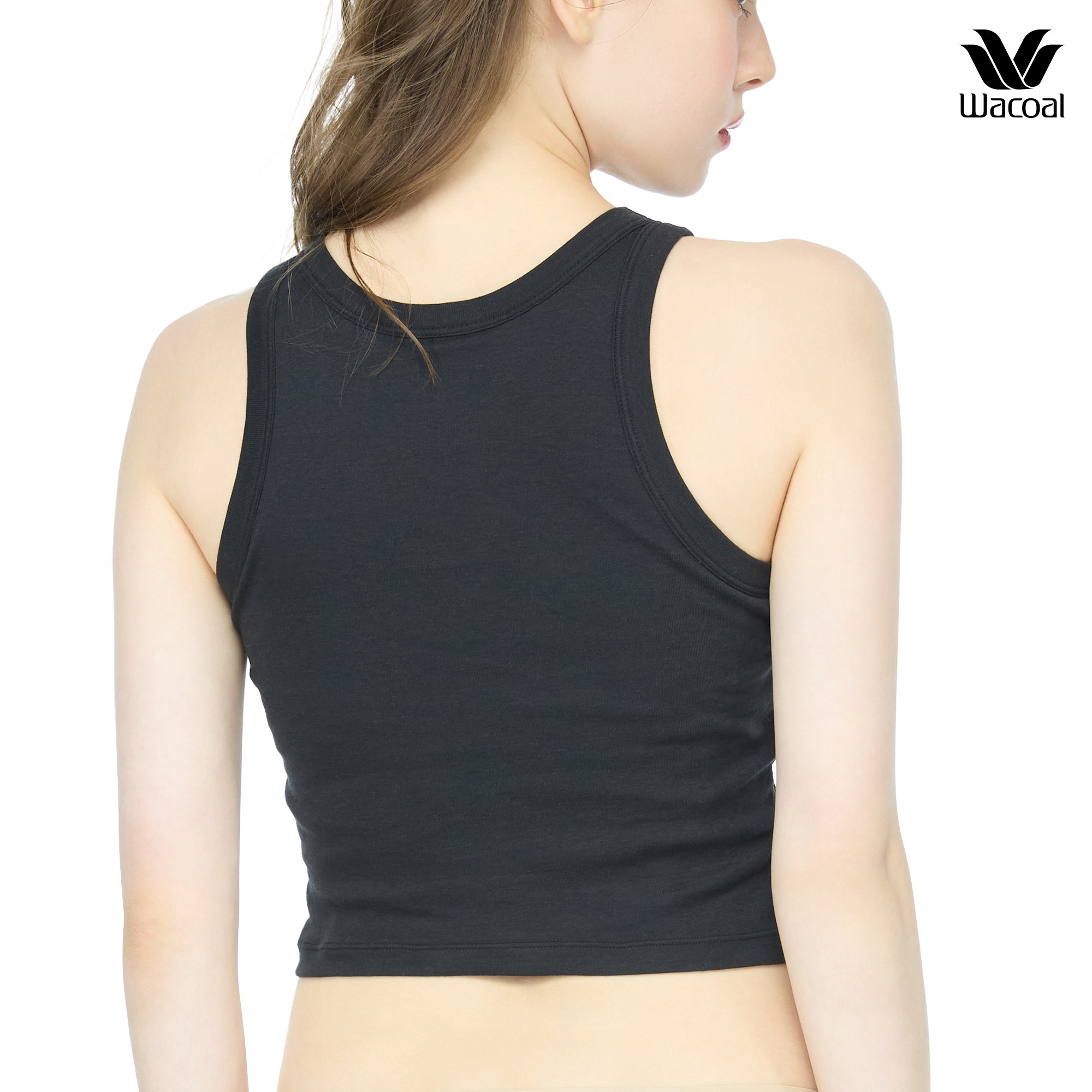 Wacoal Lingerie เสื้อกล้าม Camisole มีบราในตัว รุ่น WH4C11 สีดำ (ฺBL)