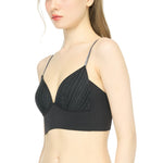 Wacoal Lingerie, spaghetti strap style, decorated with glitter, model WH4H10, black (BL)