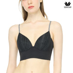 Wacoal Lingerie, spaghetti strap style, decorated with glitter, model WH4H10, black (BL)
