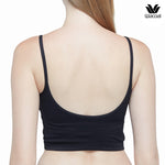 Wacoal Mood Comfy tank top with built-in bra, model WH4M03, black (BL)