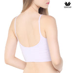 Wacoal Mood Comfy เสื้อสายเดี่ยว มีบราในตัว รุ่น WH4M03 สีม่วงอ่อน (LV)