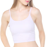 Wacoal Mood Comfy เสื้อสายเดี่ยว มีบราในตัว รุ่น WH4M03 สีม่วงอ่อน (LV)