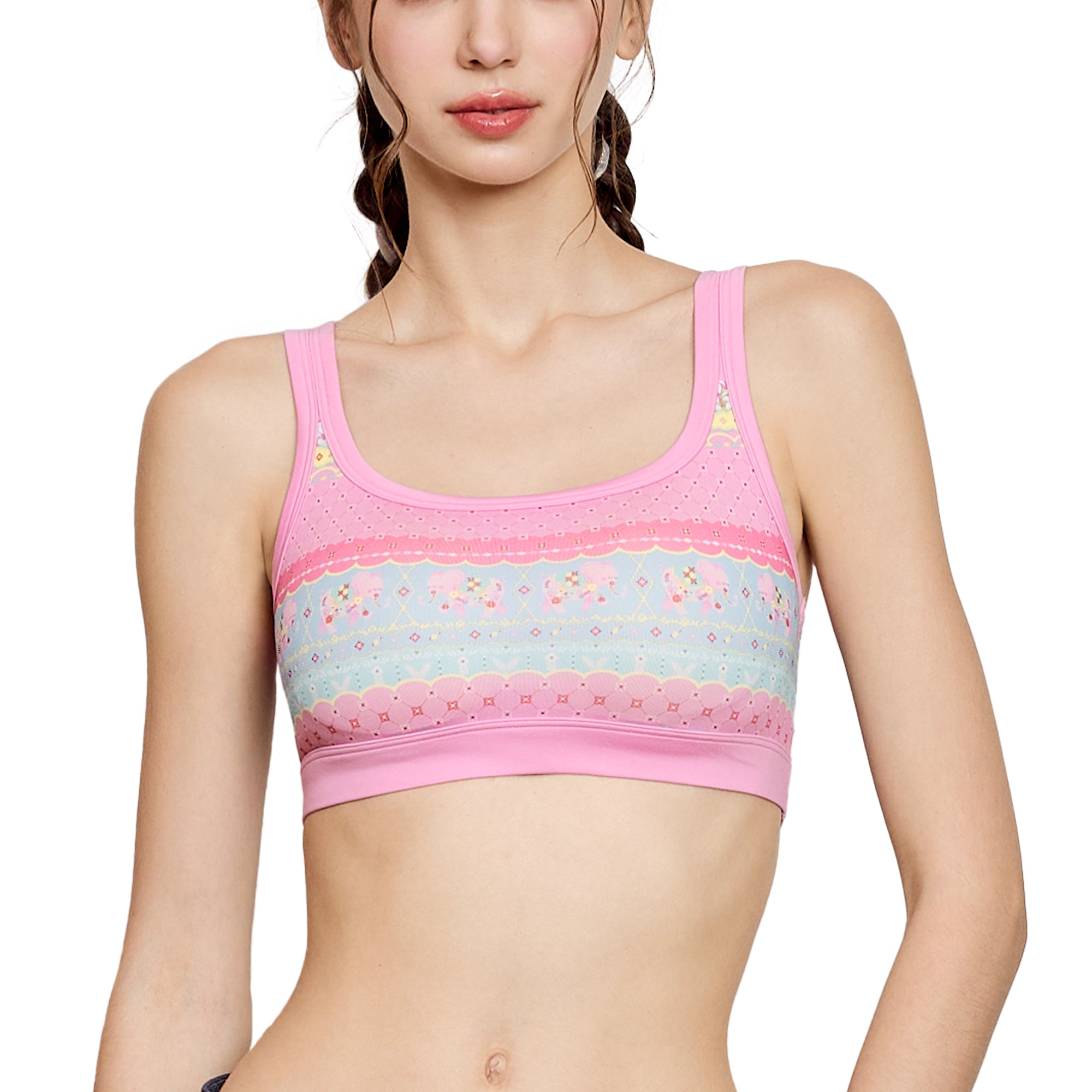 Wacoal Any Thai Any Where Collection Lingerie  วาโก้ บราสวมหัว รุ่น WH4N20 สีชมพู (PI)