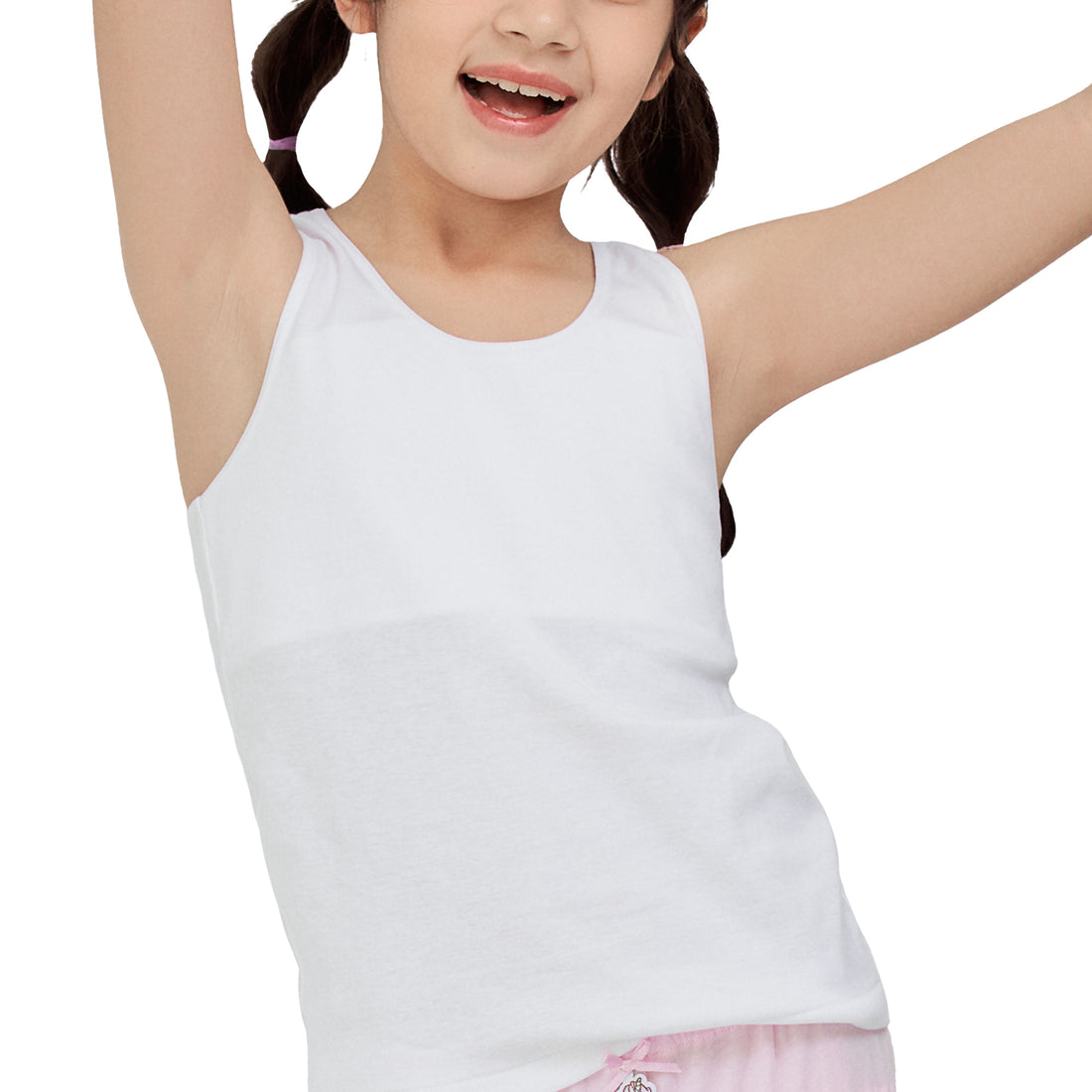 Wacoal Bloom Step 1 ชุดชั้นในสำหรับเด็ก เสื้อทับตัวยาวแบบเรียบ รุ่น WH6C01