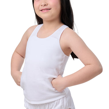 Wacoal Bloom Step 1 ชุดชั้นในสำหรับเด็ก เสื้อทับตัวยาวแบบเรียบ รุ่น WH6C01