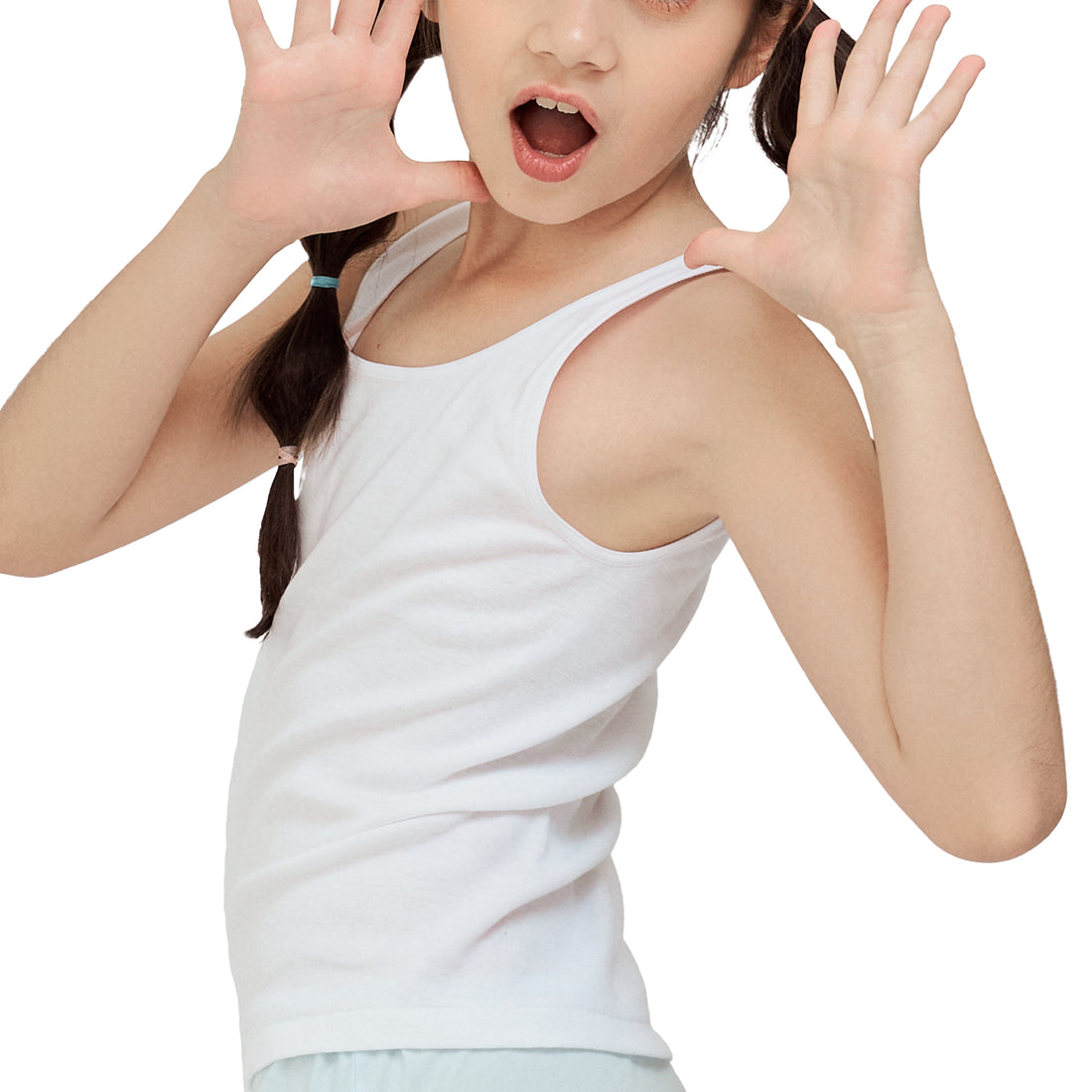 child modelling underwear