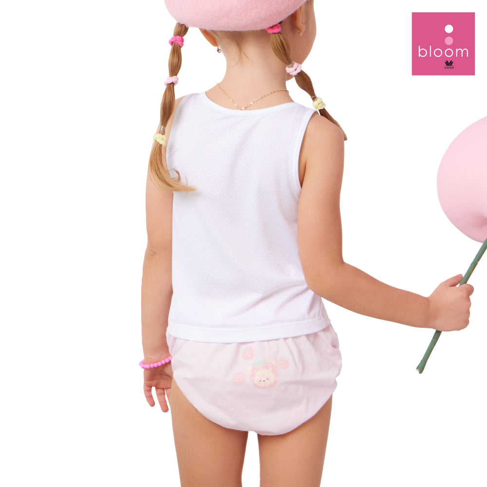 Wacoal Bloom Step 1 ชุดชั้นในสำหรับเด็ก เสื้อกล้ามตัวยาว รุ่น WH6C08 สีขาว (WH)