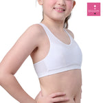 Wacoal Bloom Step 2 children's underwear Plain half tank top, model WH6L27