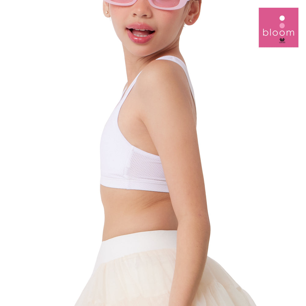 Wacoal Bloom Step 2 ชุดชั้นในสำหรับเด็ก เสื้อในเด็ก รุ่น WH6L31 สีขาว (WH)