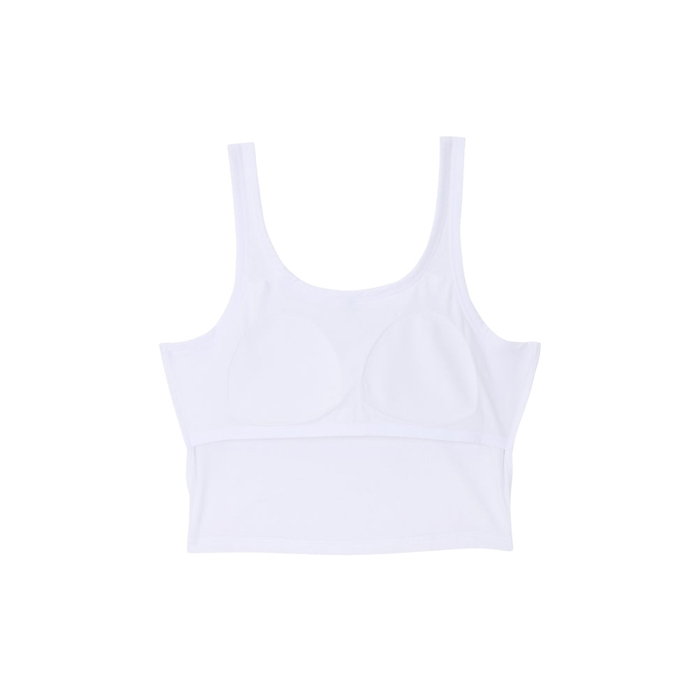 Wacoal Bloom Step 2 ชุดชั้นในสำหรับเด็ก เสื้อในเด็ก รุ่น WH6L32 เข้าคู่ กางเกงขาสั้นกันโป๊ รุ่น MU6L32 สีขาว (WH)