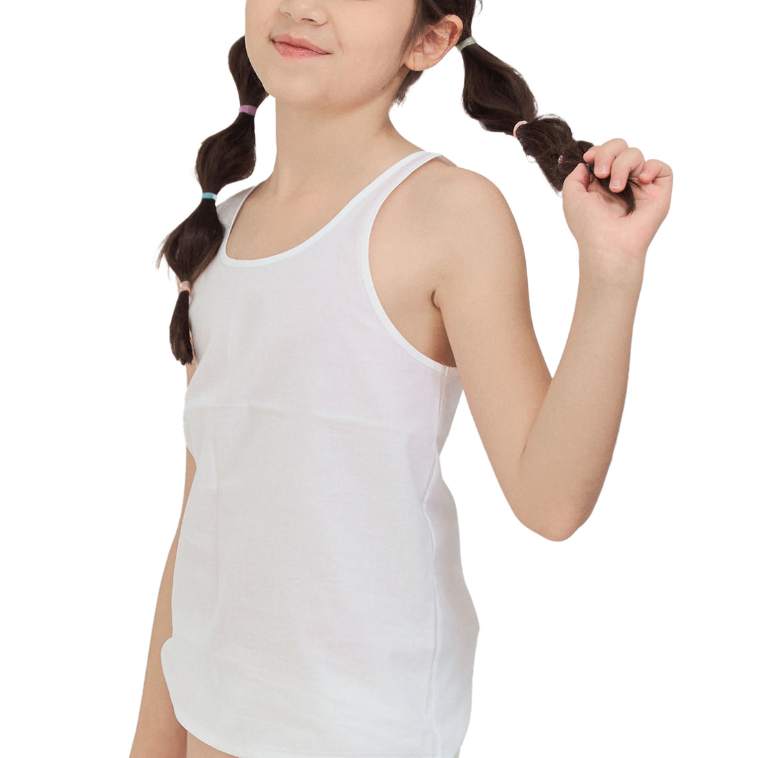 Wacoal Bloom Step 1 ชุดชั้นในสำหรับเด็ก เสื้อทับตัวยาวแบบเรียบ รุ่น WH6Q52