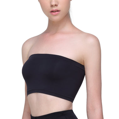 Wacoal Lingerie Seamless Bra วาโก้ บราเกาะอก รูปแบบตัวสั้น รุ่น WH9793 สีดำ (BL)