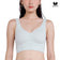 Wacoal Mood Comfy short tank top with built-in bra, model WH9M36, light blue-green (LT)