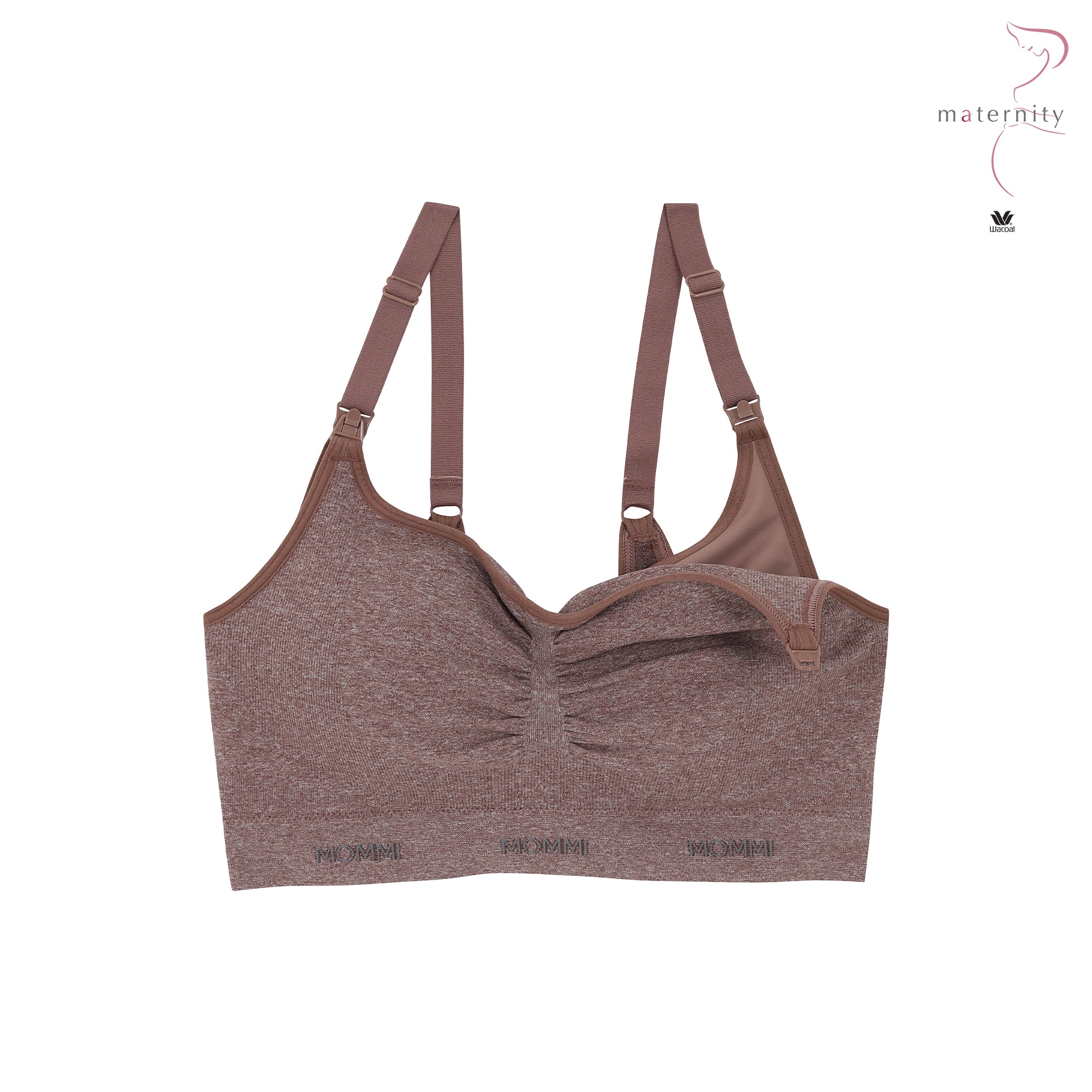 Wacoal Maternity Mommi Bra บราสำหรับให้นมบุตร รุ่น WM1Y02 สีน้ำตาล (BR)