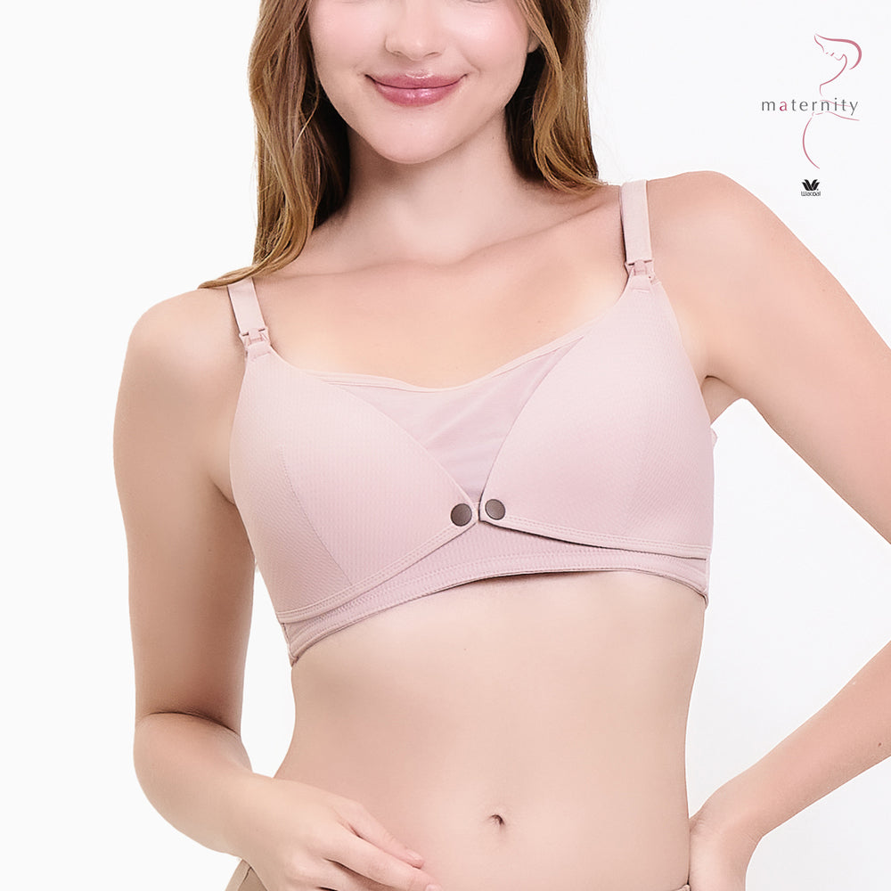 Wacoal Maternity บราสำหรับคุณแม่ตั้งครรภ์และหลังคลอด รุ่น WM1Y06 สีเบจ (BE)
