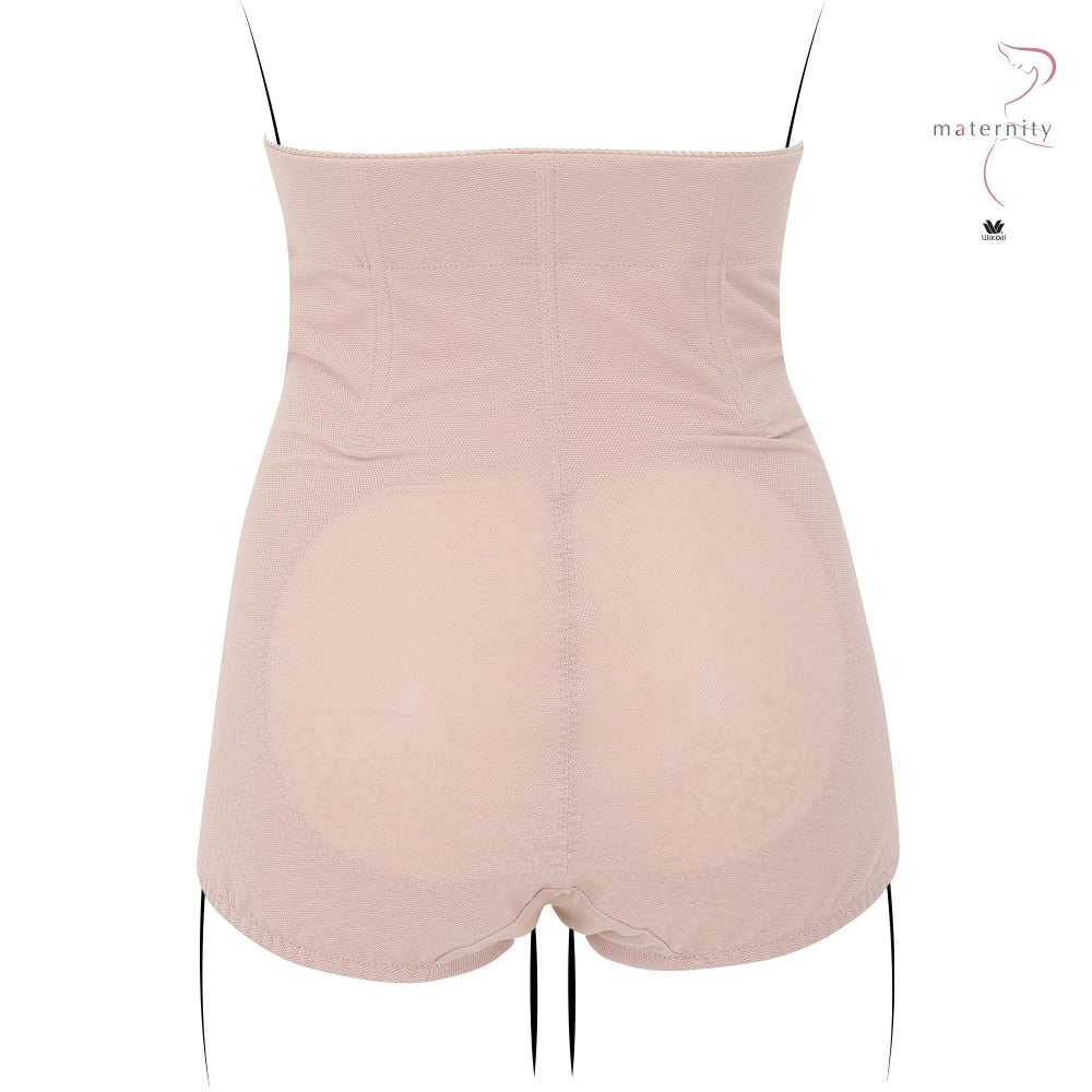 Wacoal Maternity Stay สเตย์สำหรับคุณแม่หลังคลอด รูปแบบขาสั้นเอวสูง รุ่น WM2060 สีเบจ (BE)