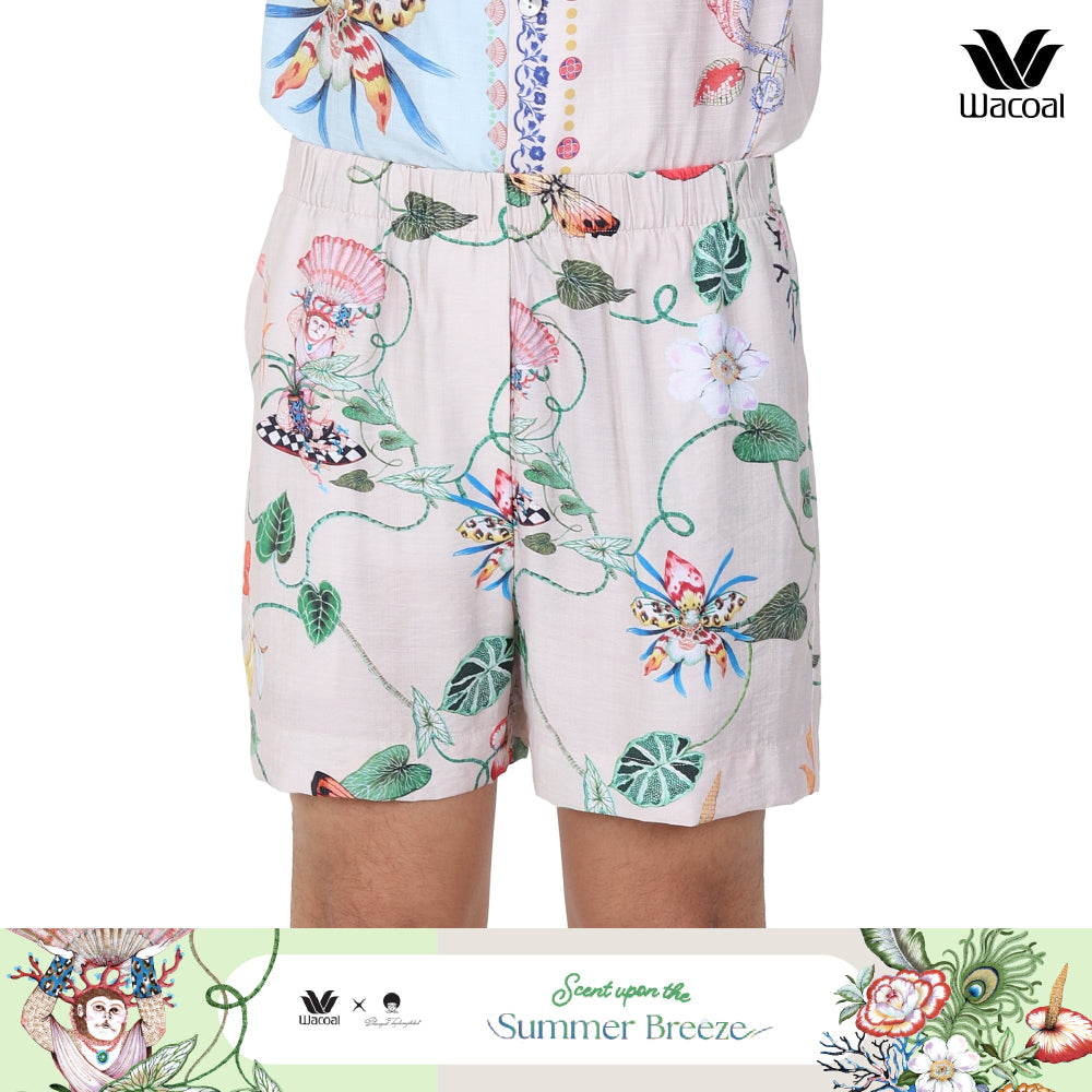 Wacoal Sleep Wear Summer Breeze Collection กางเกงขาสั้น รุ่น WN5D05 สีครีม (CR)