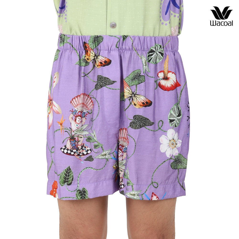 Wacoal Sleep Wear Summer Breeze Collection กางเกงขาสั้น รุ่น WN5D05 สีม่วง (VI)