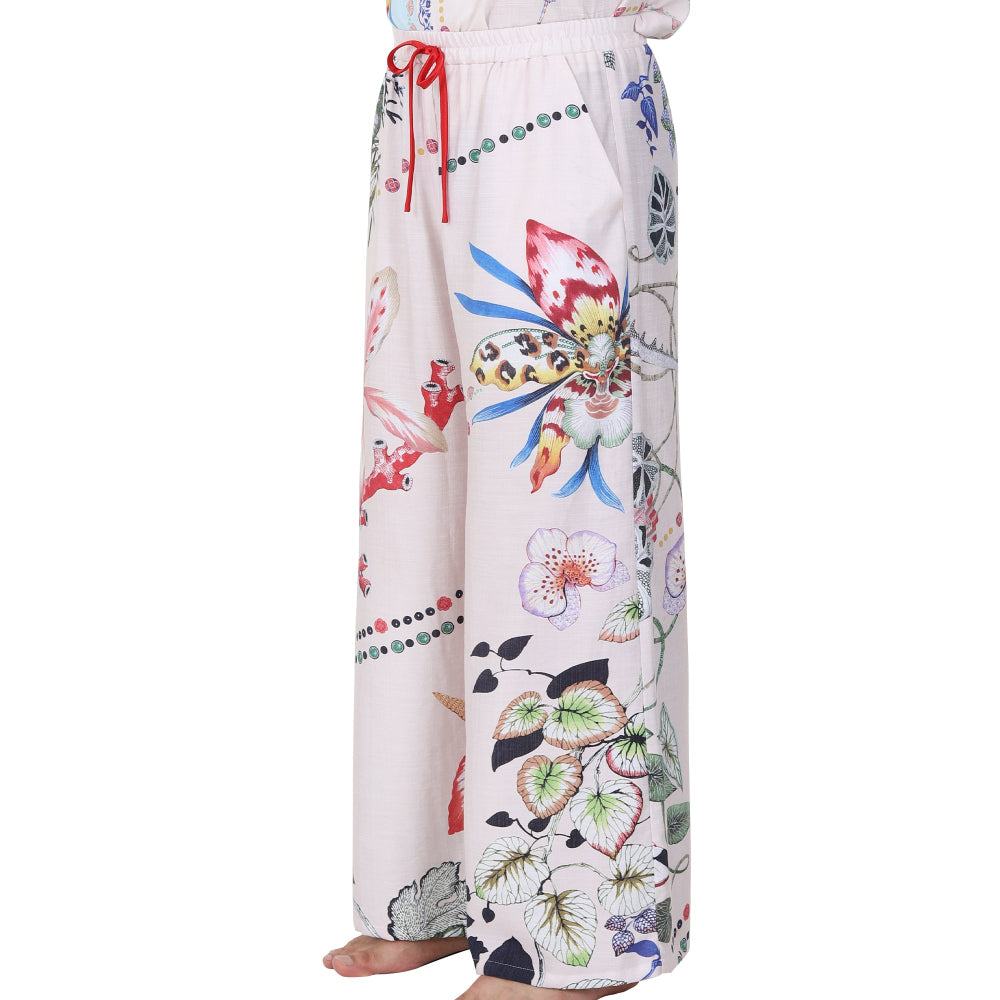 Wacoal Sleep Wear Summer Breeze Collection กางเกงขายาว รุ่น WN5D06 สีครีม (CR)